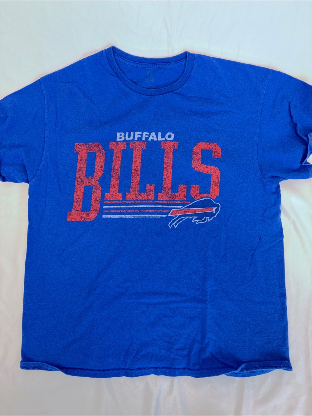 NFL Team Apparel Buffalo Bills Distressed Graphic T-Shirt